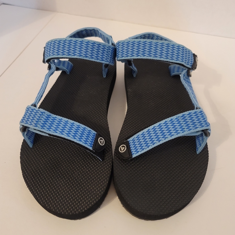 Atika Islander Blue Womens Sz9 Walking Sandal Arch Support Trail Outdoor Hiking